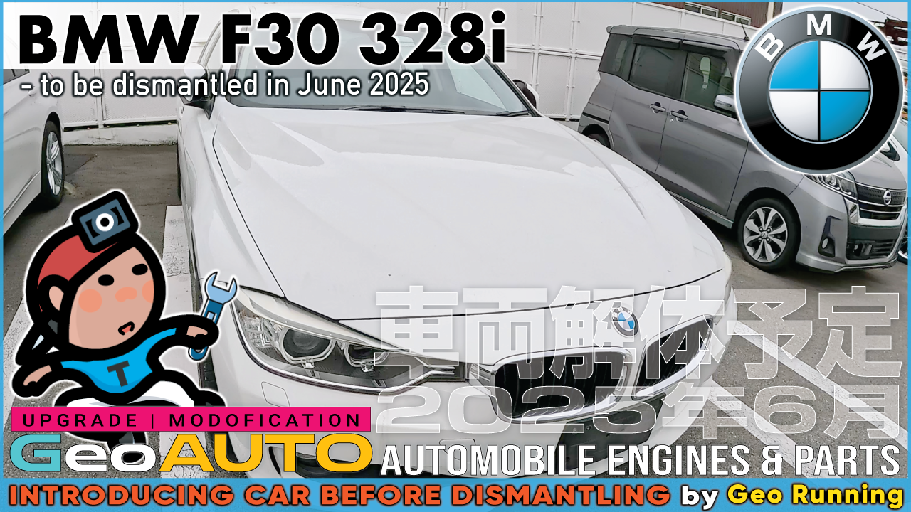 BMW 3 SERIES F30 328i DBA-3A20 ホワイト 平成24年3月《2025-06解体》