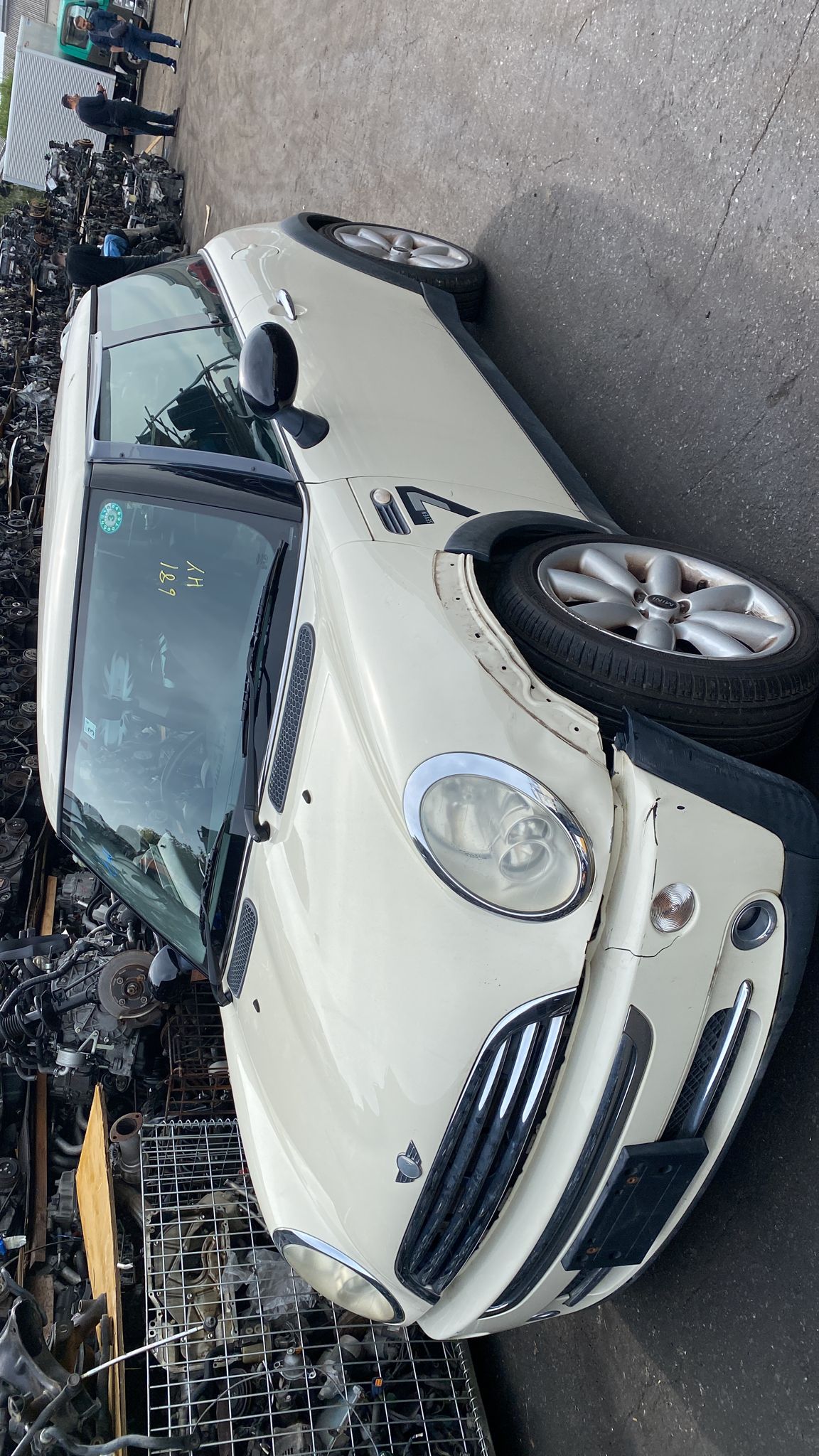 フロントフェンダー 右 BMWミニ ワン 走行距離92482㎞ GH-RA16 2006