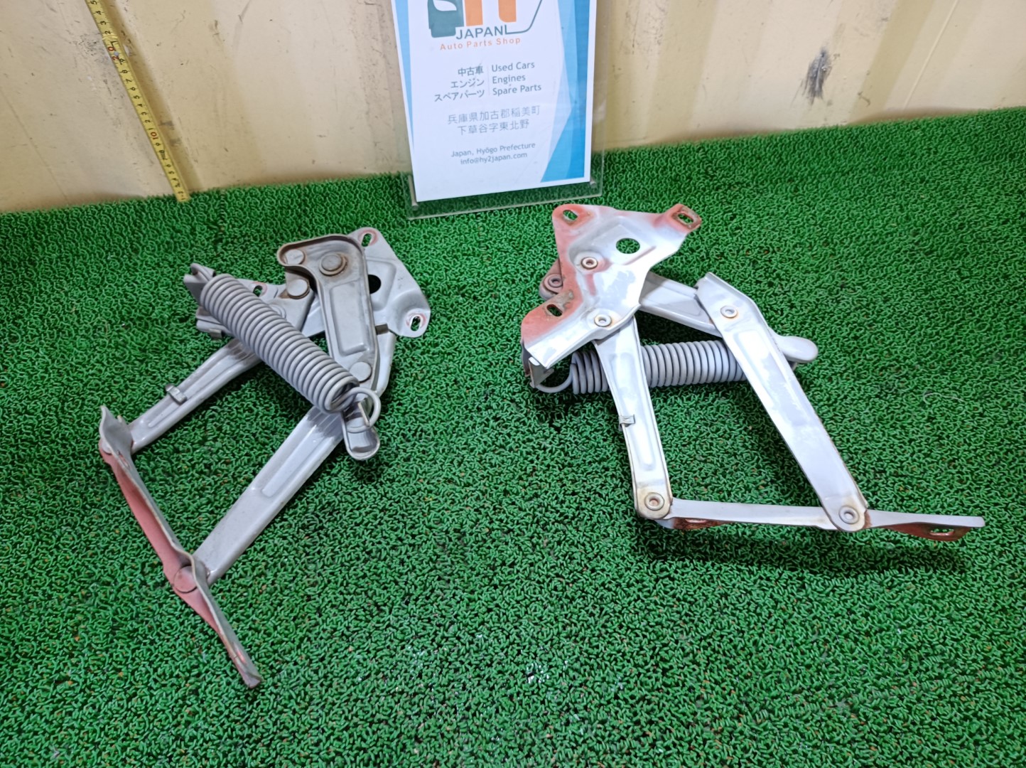 希少 A-MS90 MS90 MS95, MS83, MS85, RS80 Bタイプ（ハードトップHT） クラウン フードヒンジ 左右 1975 走行44266㎞ 53410-30040 53420-30040