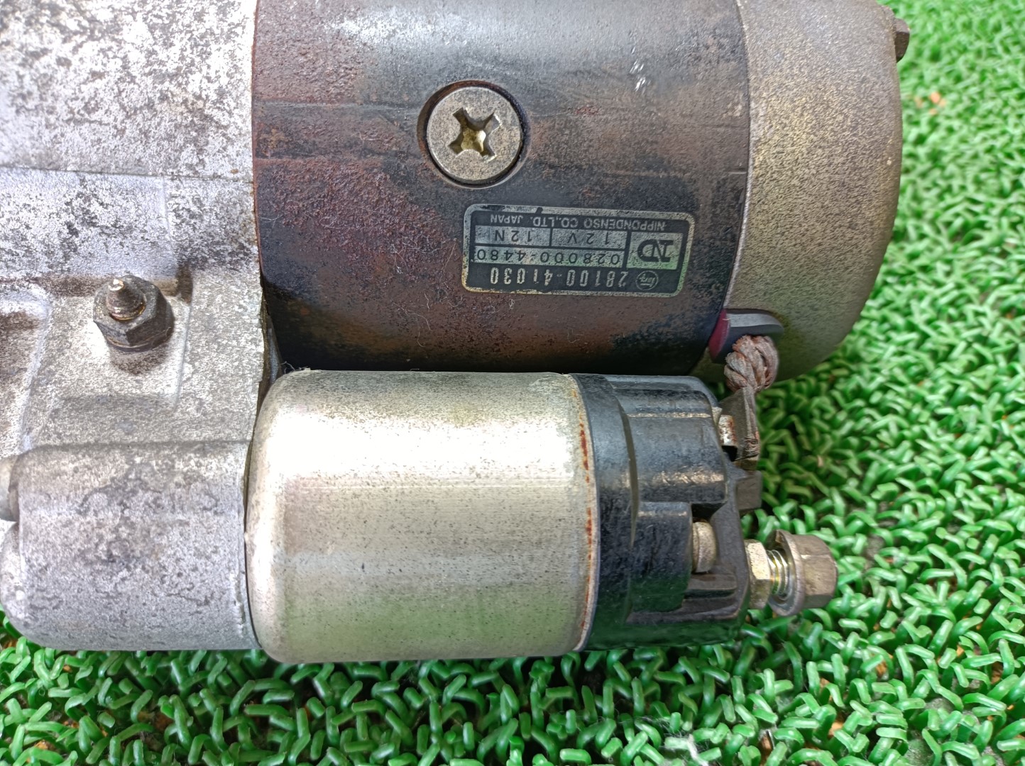 希少 A-MS90 MS90 MS110, MS117, MS120 Bタイプ（ハードトップHT）クラウン スターター 1975 走行44266㎞ 28100-41030