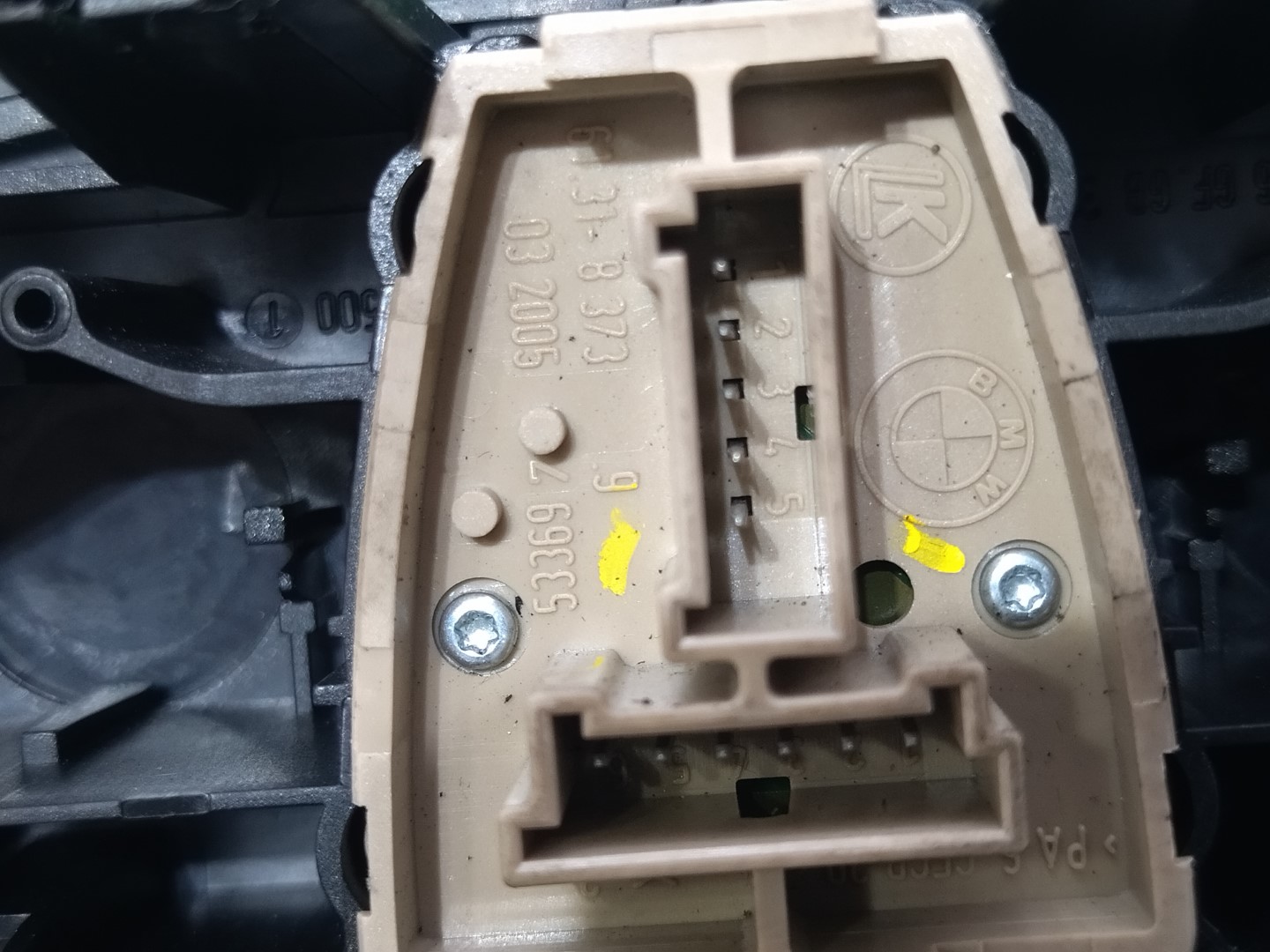 GH-RF16 RF16 ミニ/ R50, R53 R52 クーパーカブリオ サイドミラースイッチ 2007 走行94492Km