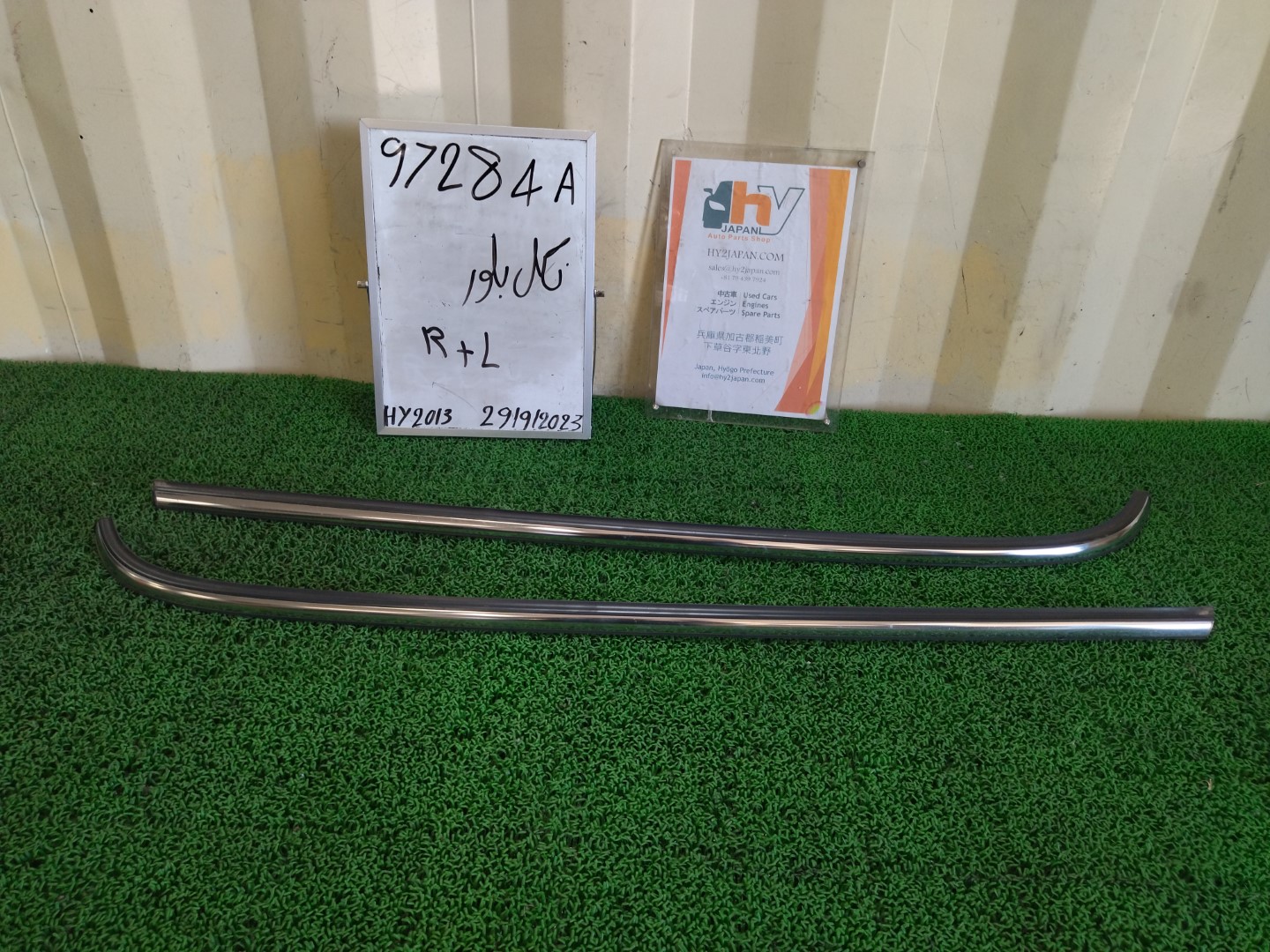 ミニ リアクォーター ガラスモールディング 左右 クーパー Ｓ ABA-MF16S 2007