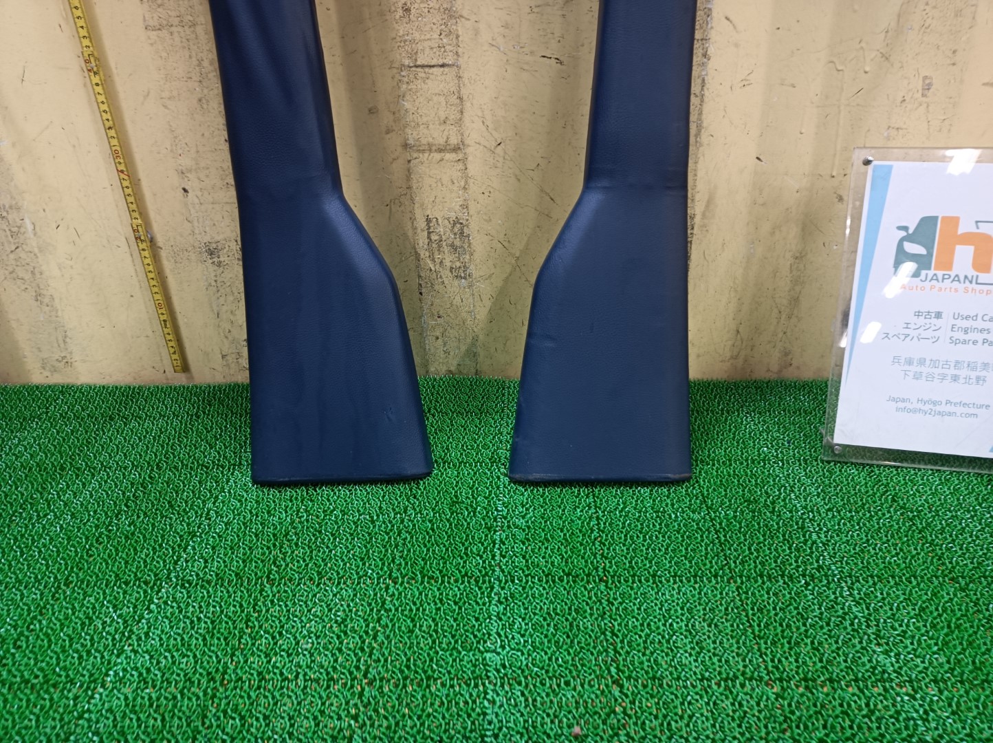 希少 メルセデスベンツ センターピラーガーニッシュカバー 左右 450E W116 1973