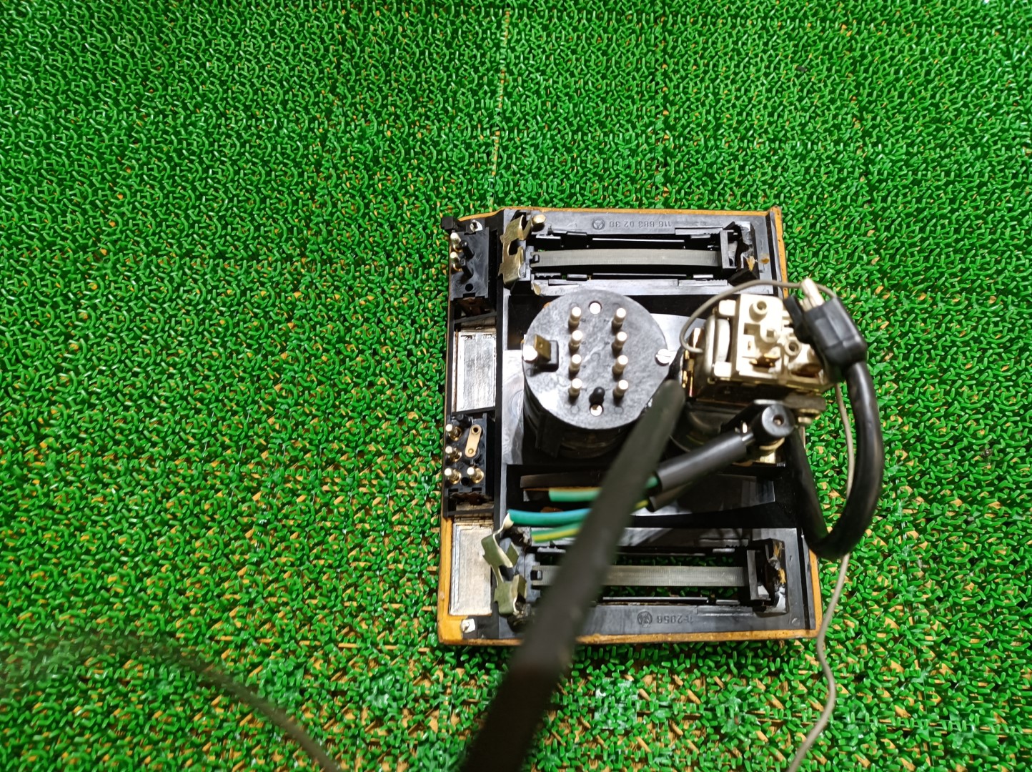希少 メルセデスベンツ エアコンスイッチパネル 450E W116 1973