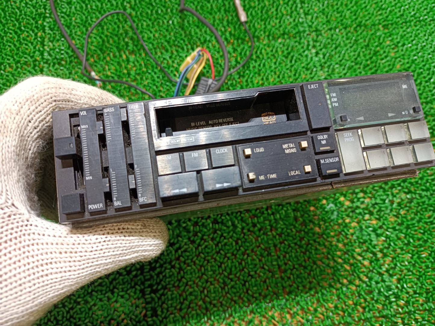 希少 メルセデスベンツ ラジオプレーヤー カセットプレーヤー 450E W116 1973