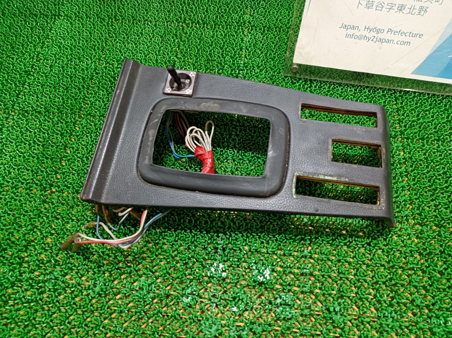 希少 メルセデスベンツ シフトレバーサラワンドパネル 450E W116 1973