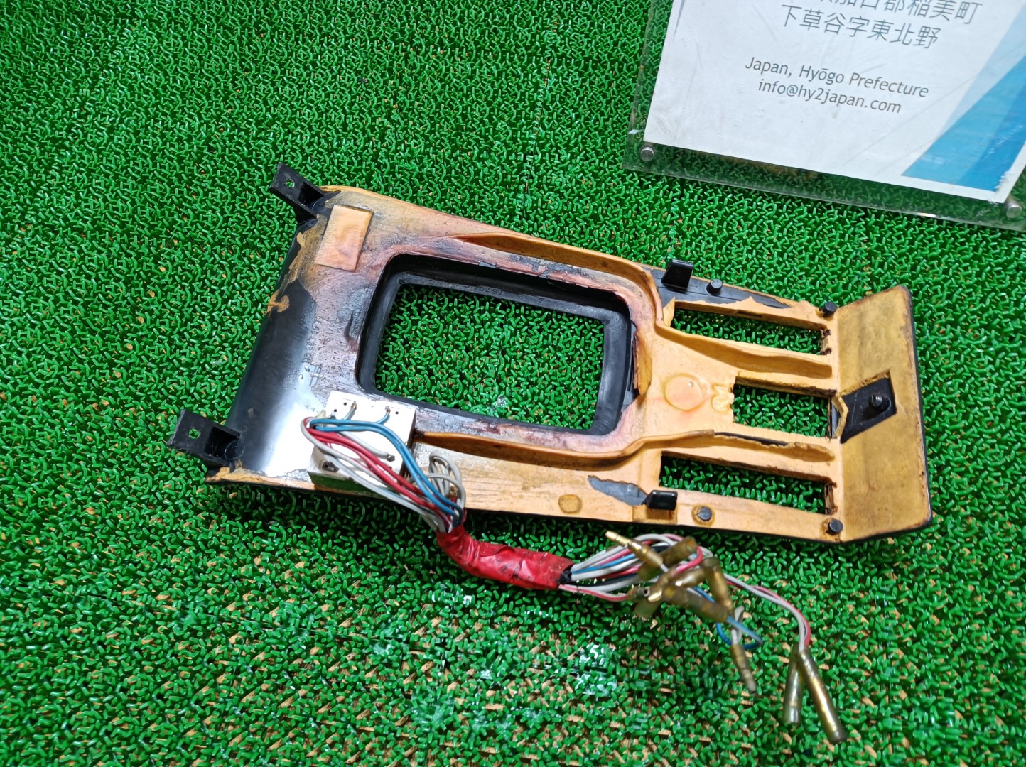 希少 メルセデスベンツ シフトレバーサラワンドパネル 450E W116 1973
