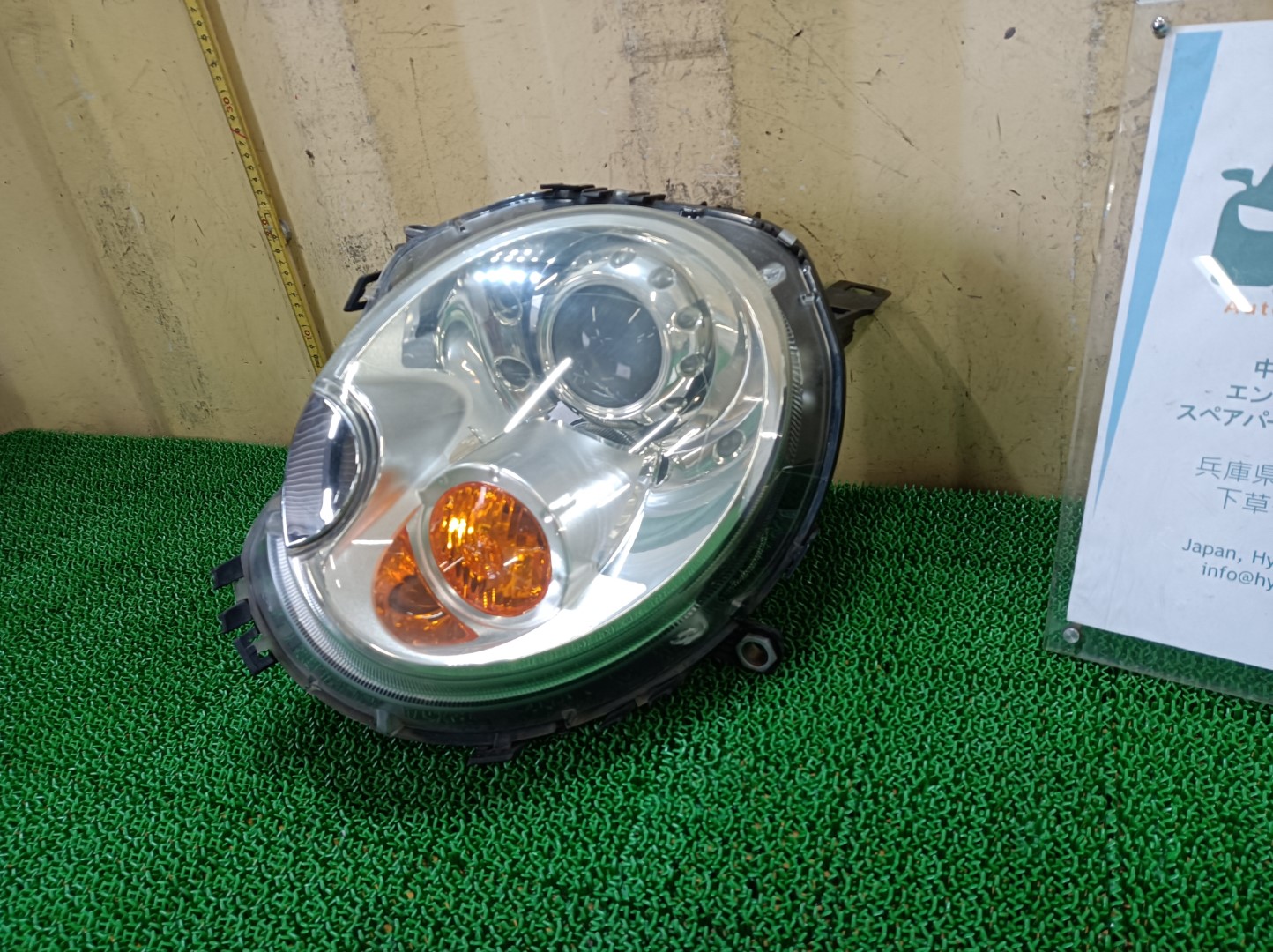 ミニ ヘッドライト 左 クーパーS ABA-MF16S MF16S クラブマン / R55、カブリオ / R57 2010