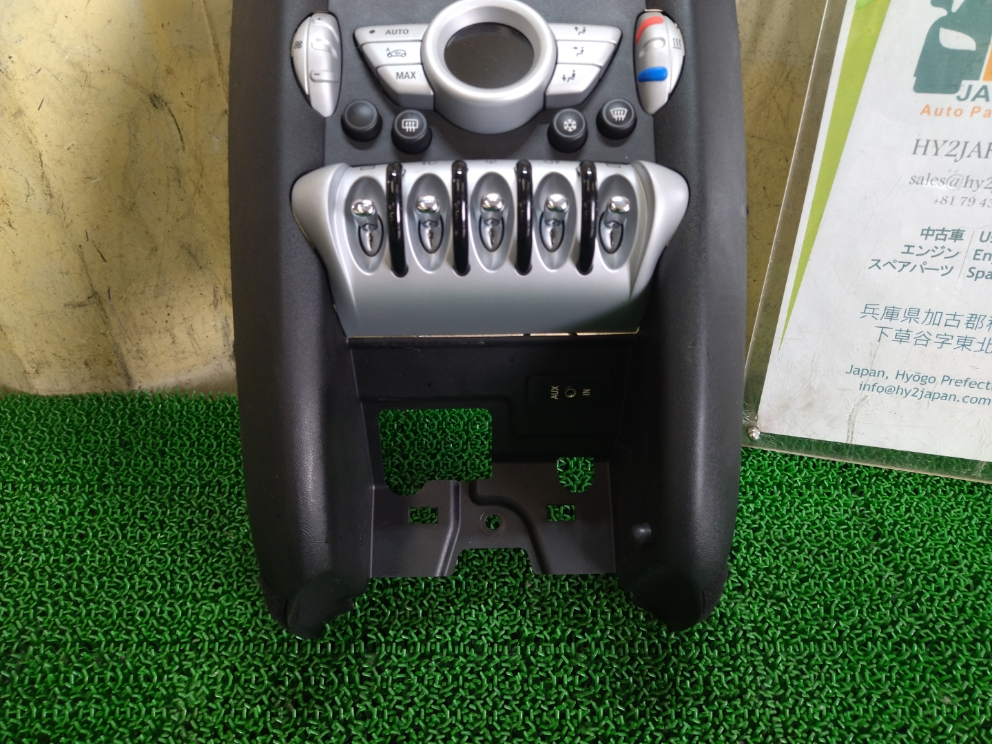 ミニ センサーコンソールコントロールパネル クーパーS ABA-MF16S MF16S R55 2007