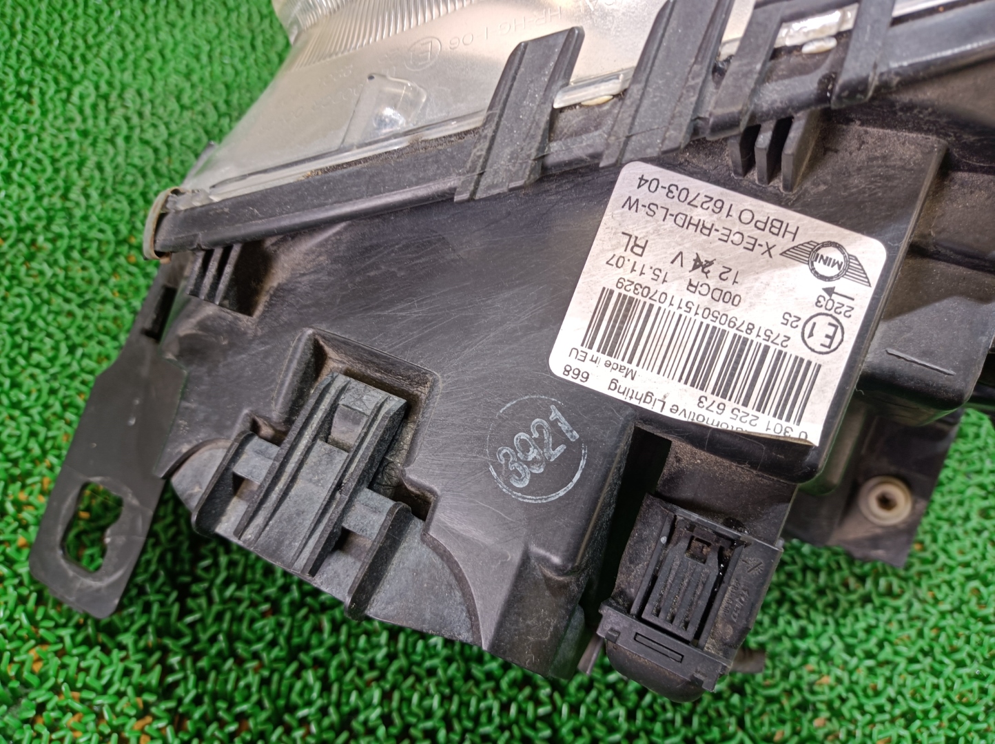 ミニ ヘッドライト 左 クーパーS ABA-MF16S MF16S クラブマン/R55 2007
