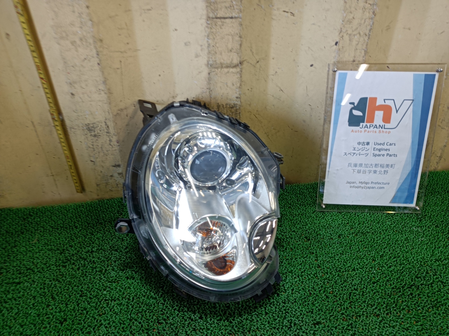 ミニ ヘッドライト 右 クーパーS ABA-MF16S MF16S R56LCI ミニカブリオ/R57 ミニクラブマン/R55 ミニクーペ/R58 ミニロードスター/R59 2008