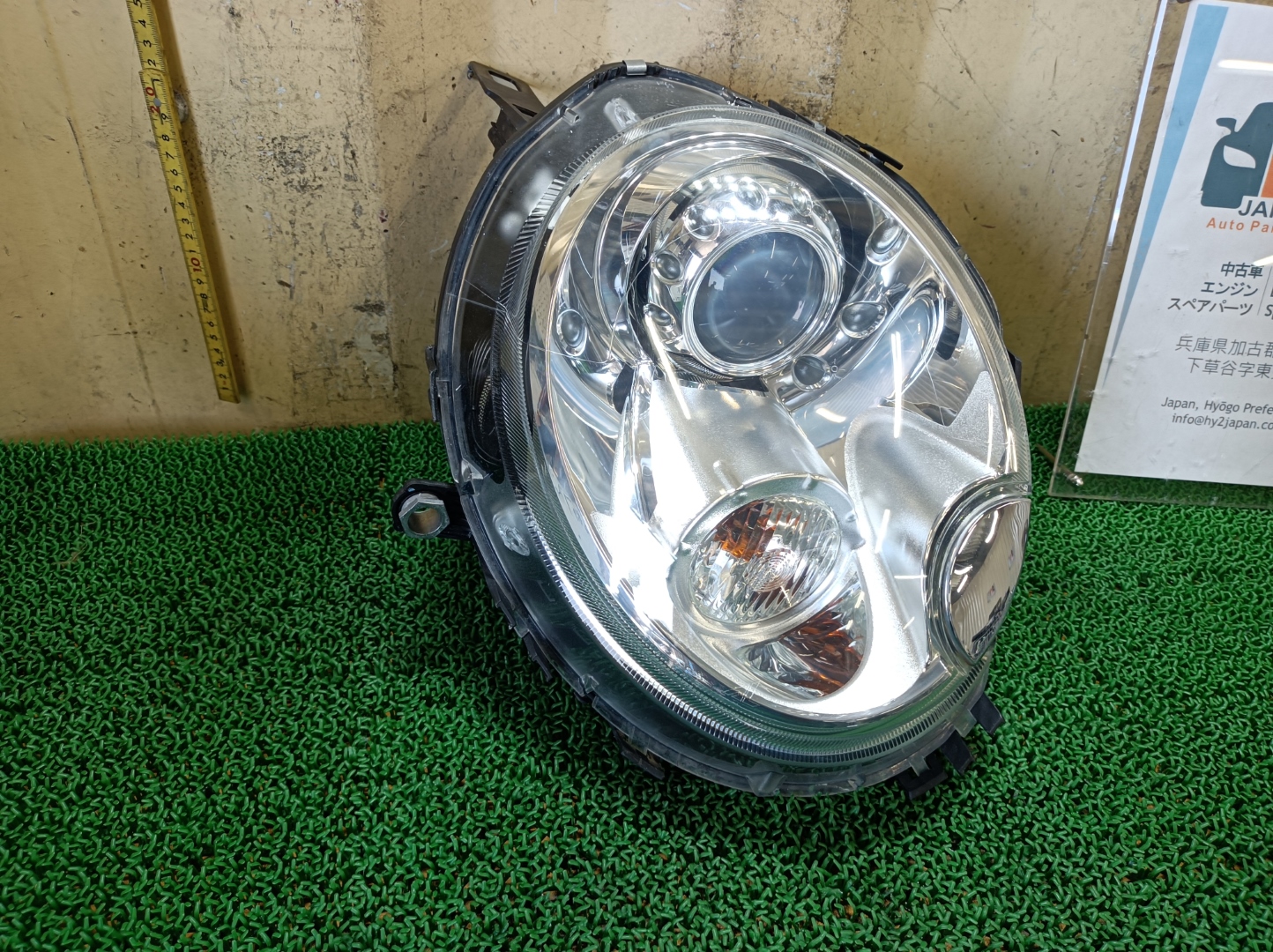 ミニ ヘッドライト 右 クーパーS ABA-MF16S MF16S R56LCI ミニカブリオ/R57 ミニクラブマン/R55 ミニクーペ/R58 ミニロードスター/R59 2008