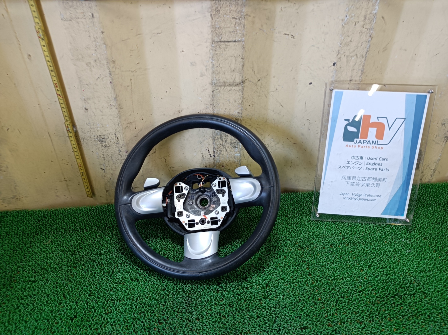 ミニ ステアリングハンドル ホイール エアバッグ無し クーパーS ABA-MF16S MF16S ミニ カブリオ / R57 ミニ クラブマン / R55 2008
