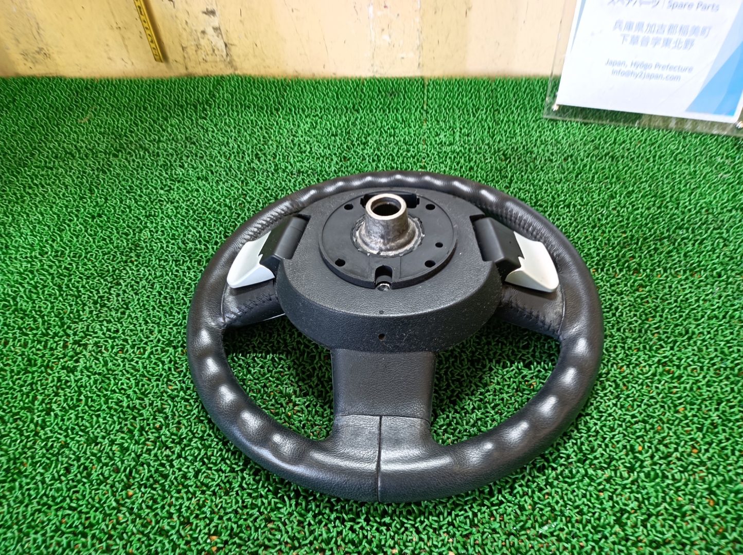 ミニ ステアリングハンドル ホイール エアバッグ無し クーパーS ABA-MF16S MF16S ミニ カブリオ / R57 ミニ クラブマン / R55 2008