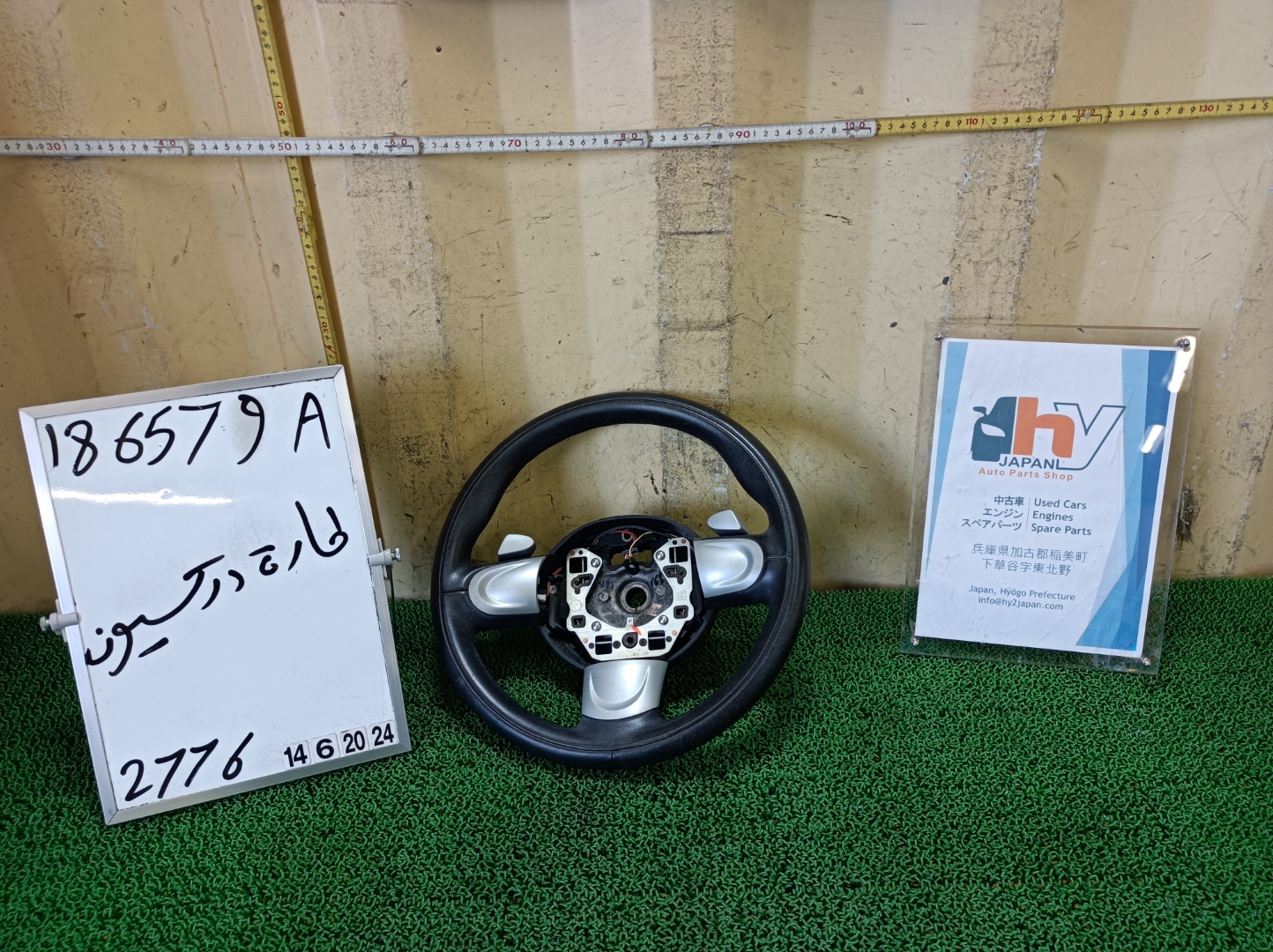 ミニ ステアリングハンドル ホイール エアバッグ無し クーパーS ABA-MF16S MF16S ミニ カブリオ / R57 ミニ クラブマン / R55 2008