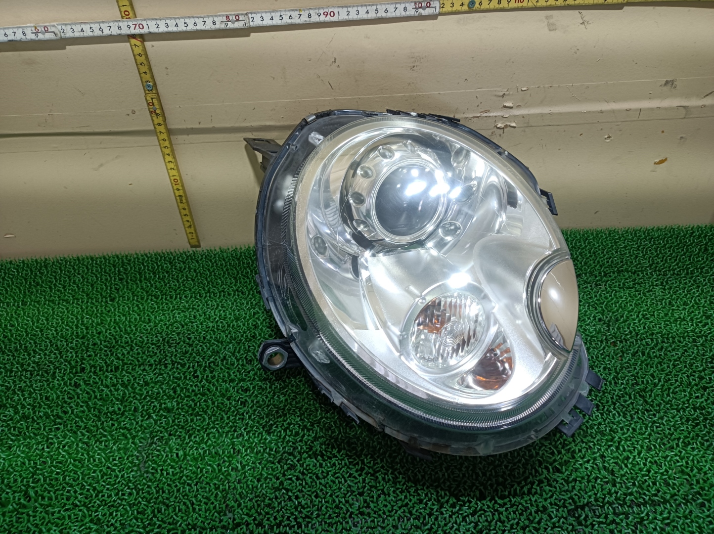 ミニ ヘッドライト 右 クーパー S ABA-MF16S MF16S ミニ クラブマン / R55 ミニ カブリオ / R57 2007
