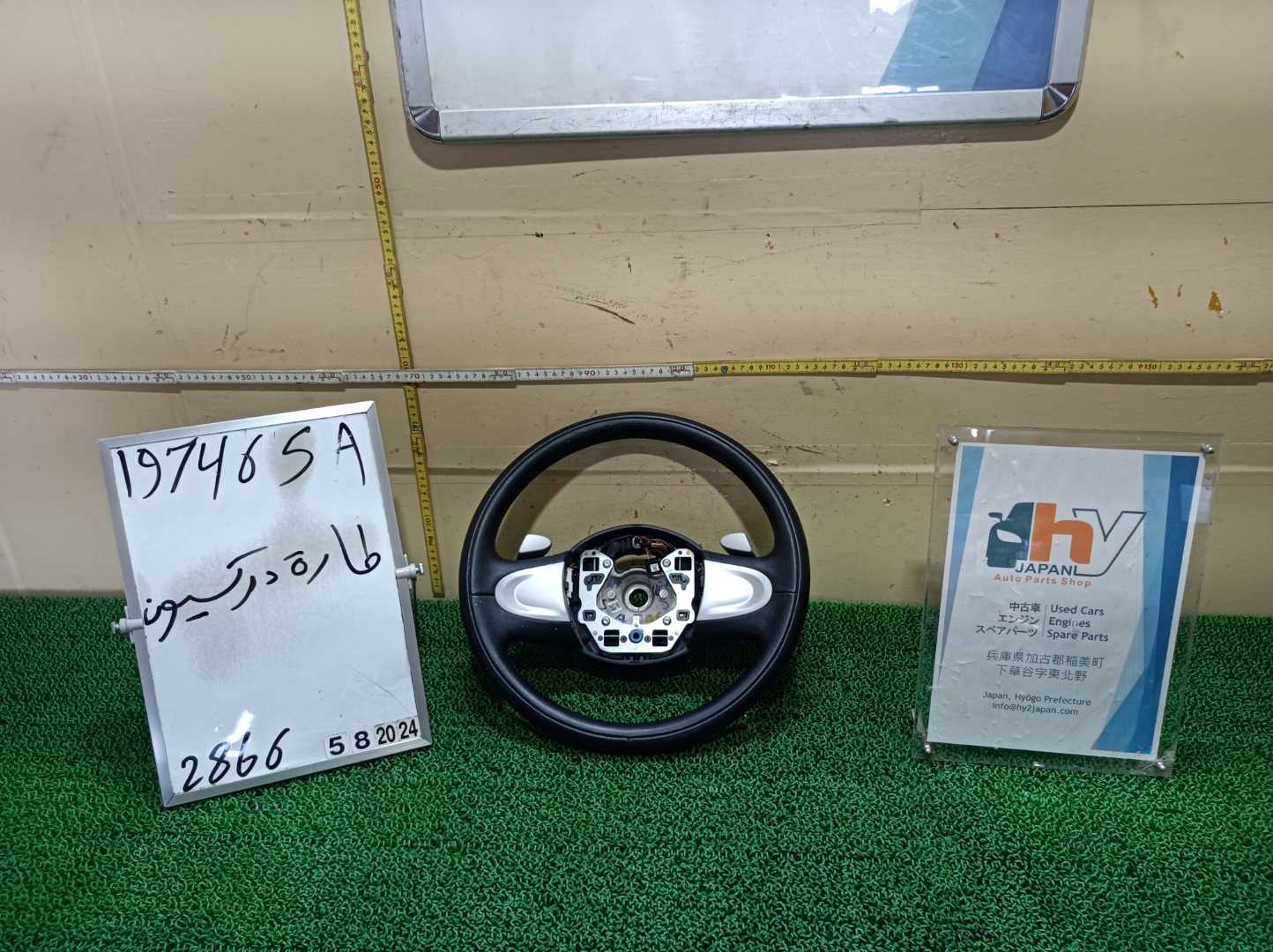 ミニ ステアリングホイール エアバッグ無し ワン ABA-ME14 ME14 クラブマン / R55 カブリオ / R57 2007