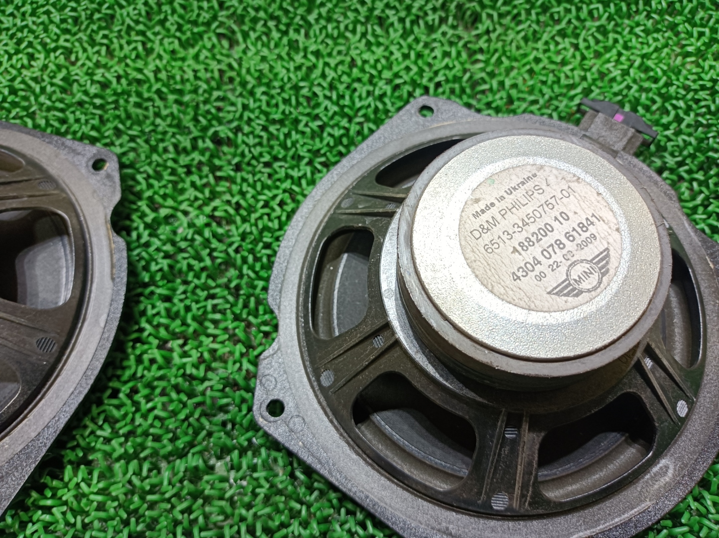 ミニ フロントスピーカー 左右 ワン ABA-ME14 ME14 クラブマン / R55 カブリオ / R57 クーペ / R58 ロードスター / R59 2009
