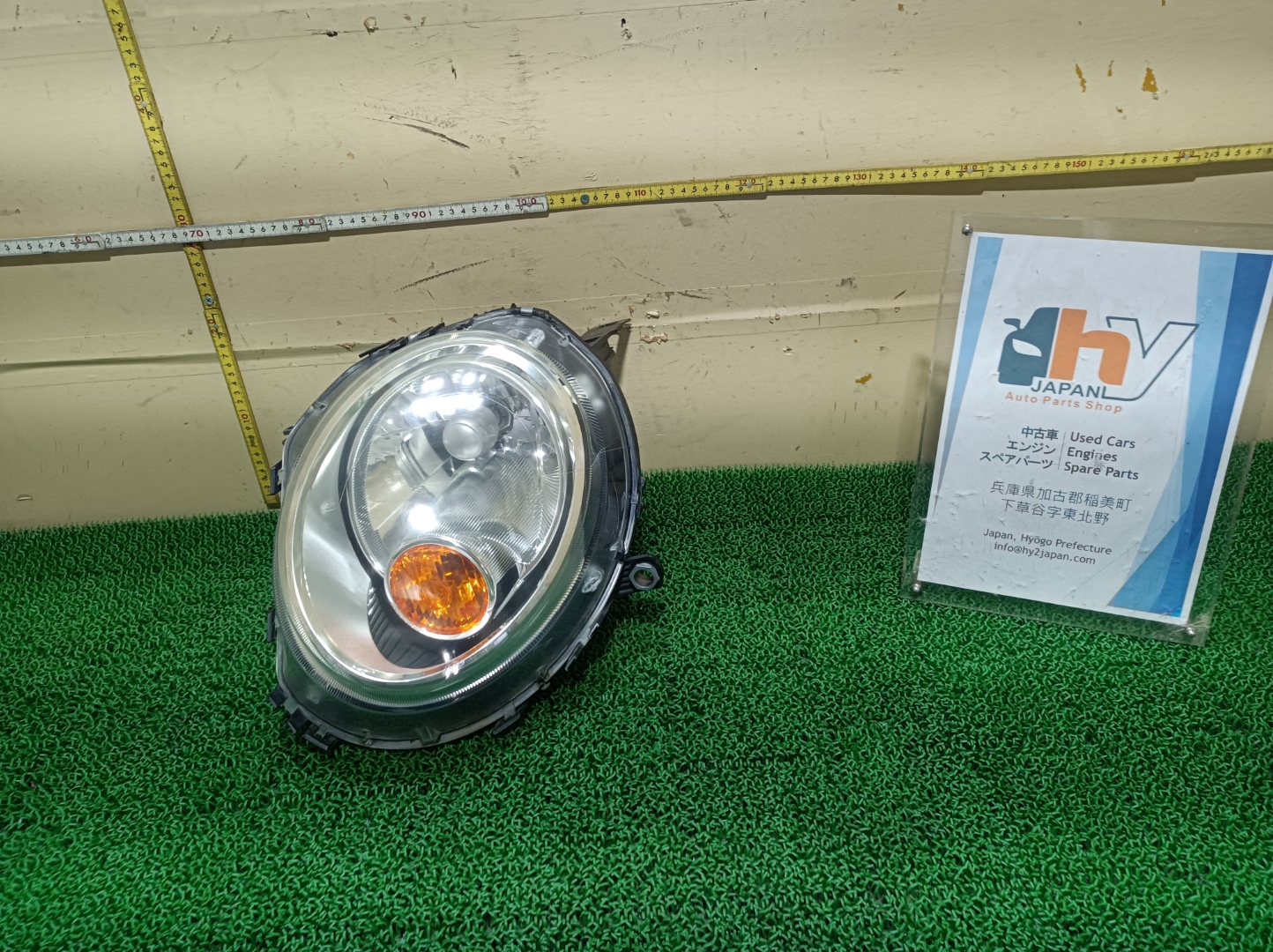 ミニ ヘッドライト 左 ワン ABA-ME14 ME14 クラブマン / R55 カブリオ / R57 2007
