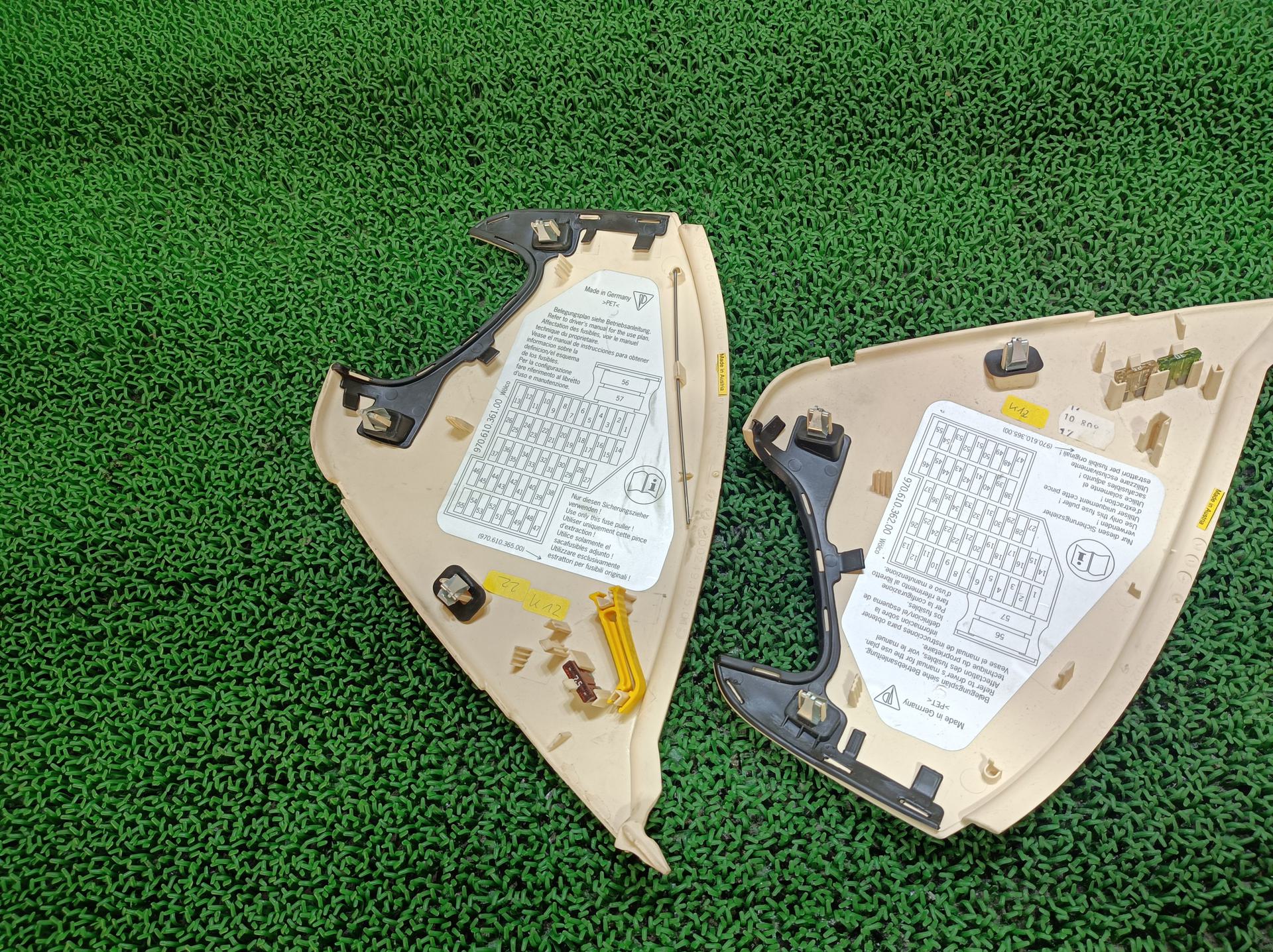 ポルシェ ダッシュボードサイドトリムカバー 左右 パナメーラ 4S ABA-970M48A 970M48A 2010