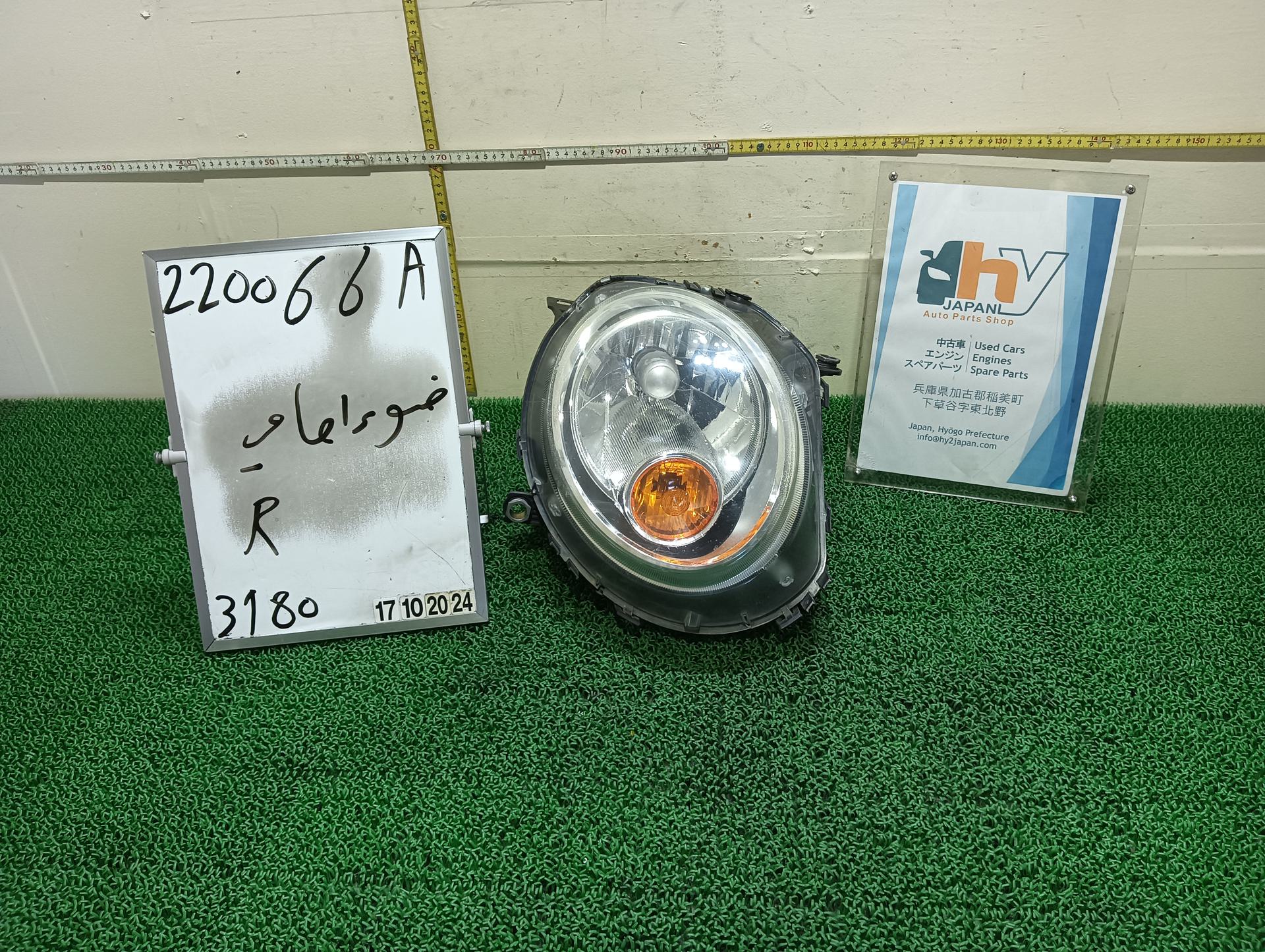 ミニ ヘッドランプ ヘッドライト 右 ワン ABA-ME14 ME14 ミニ カブリオ / R57 2007