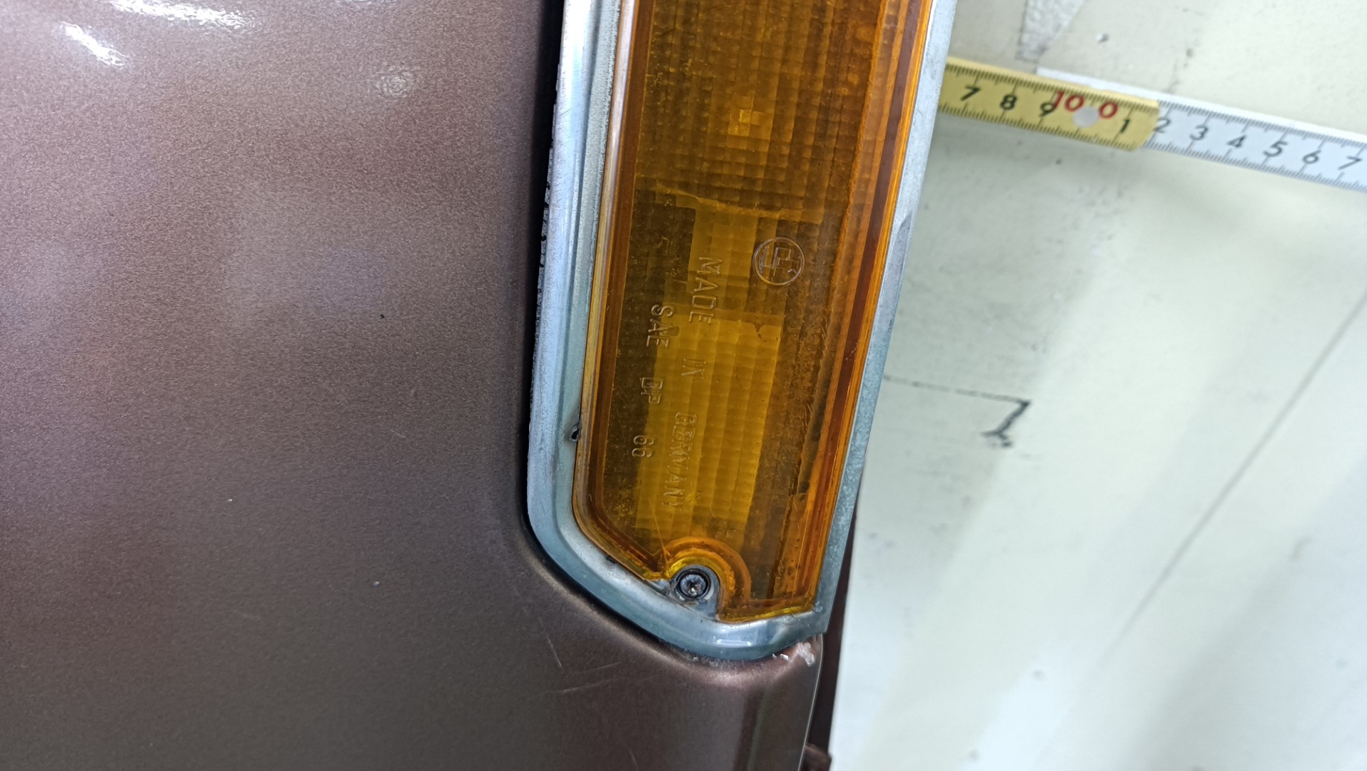 BMW フロントフェンダー 左 1502 - 2002tti 走行49156㎞ 1976 hyj#