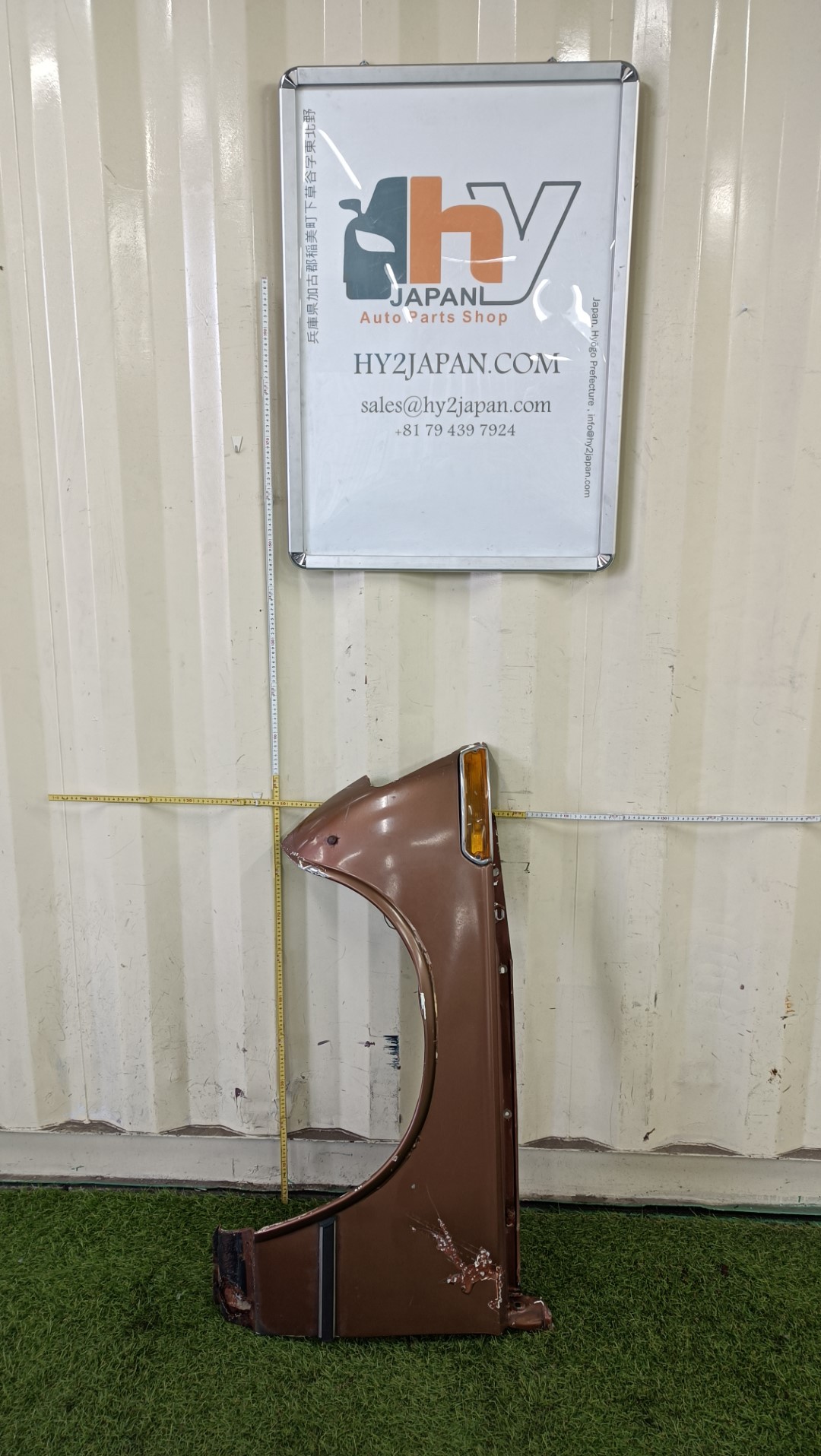 BMW フロントフェンダー 左 1502 - 2002tti 走行49156㎞ 1976 hyj#