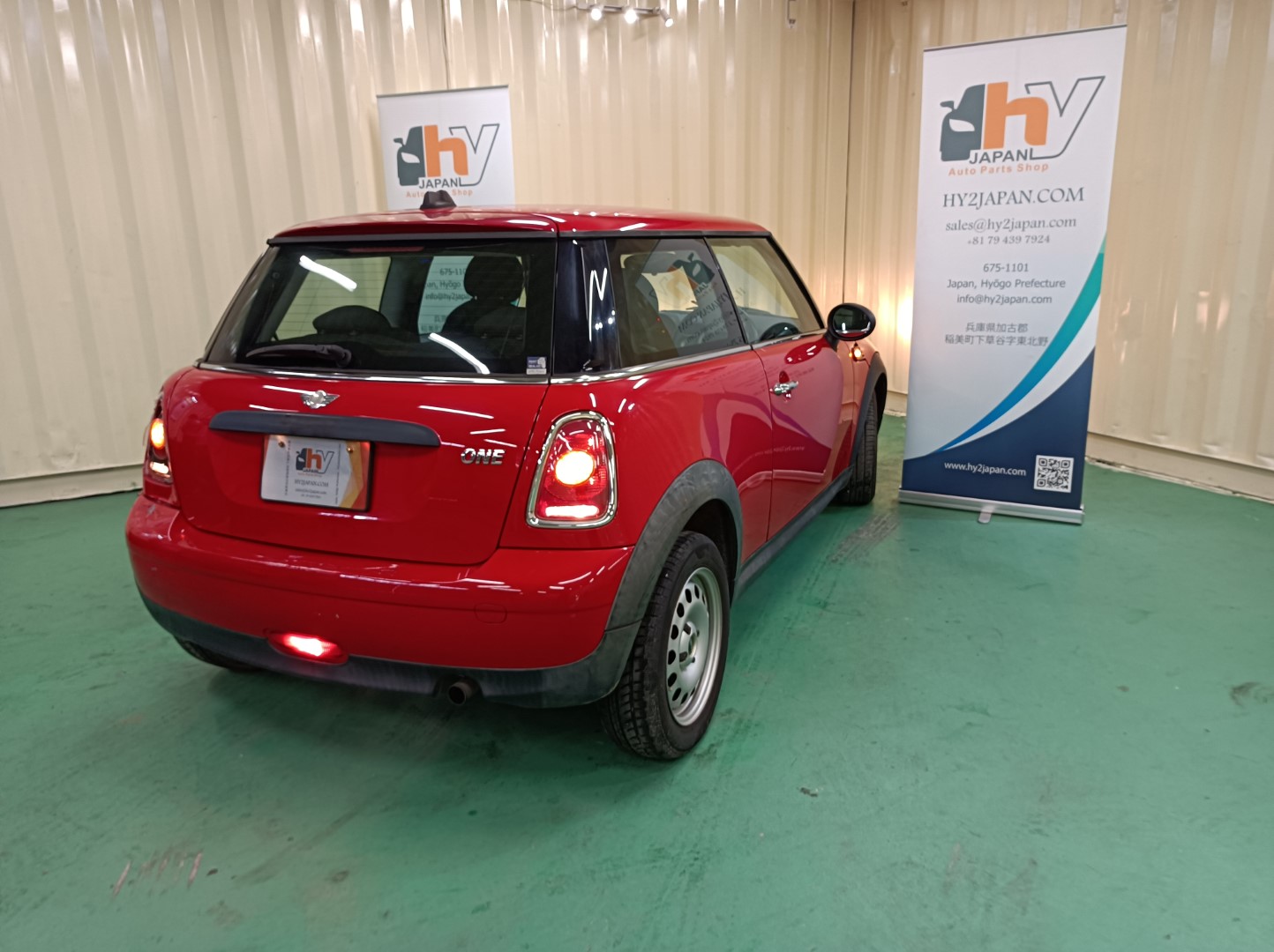 BMW ミニ ミニワン R56 ボンネットヒンジ 左右 ABA-ME14 2007