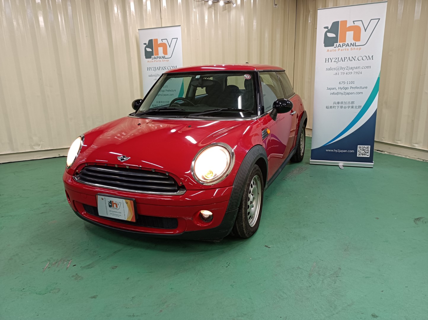 BMW ミニ ミニワン R56 エアコンスイッチ ABA-ME14 2007