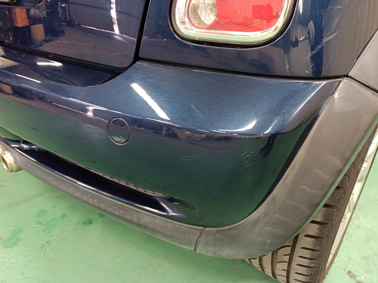BMW ミニクーパーS R53 リアバンパー GH-RE16 2006