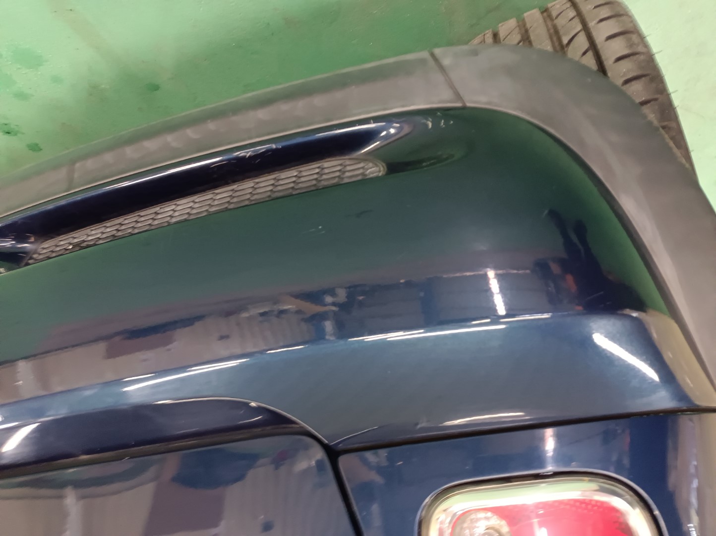 BMW ミニクーパーS R53 リアバンパー GH-RE16 2006