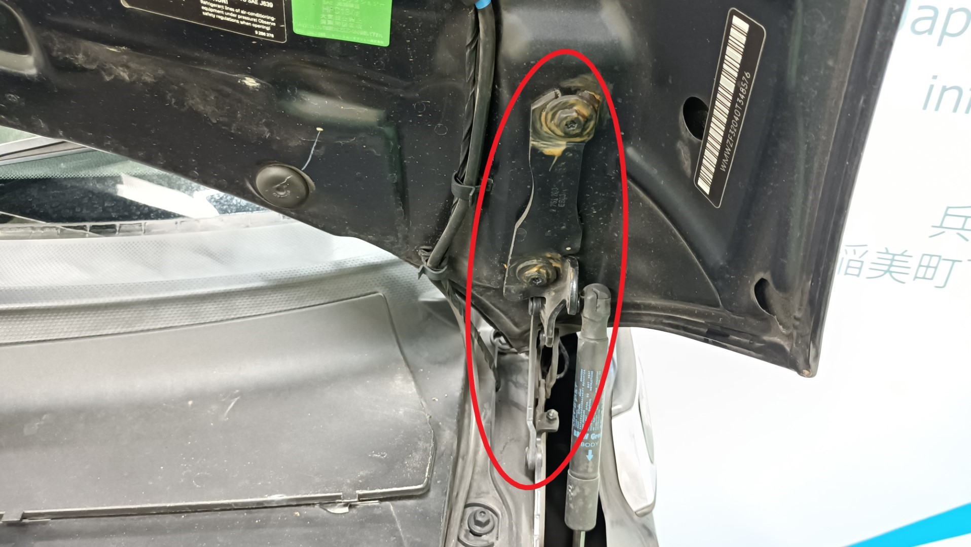 BMW ミニ フードヒンジ 左右 クーパークラブマン DBA-ZF16 ( R55 ) 2012