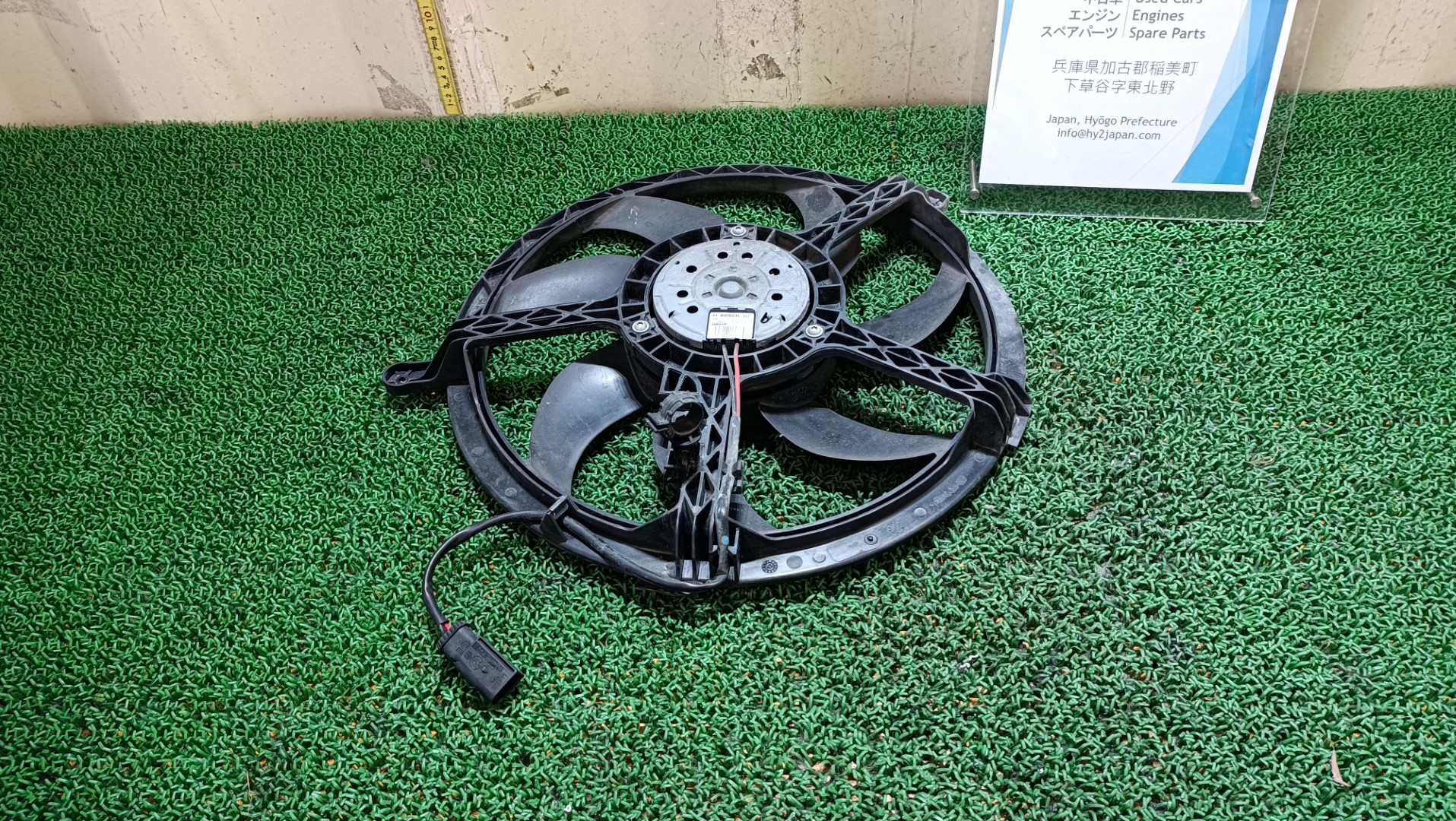 BMW ミニ ラジエーターファン クーパークラブマン 走行 129015km DBA-ZF16 ( R55 ) 2012