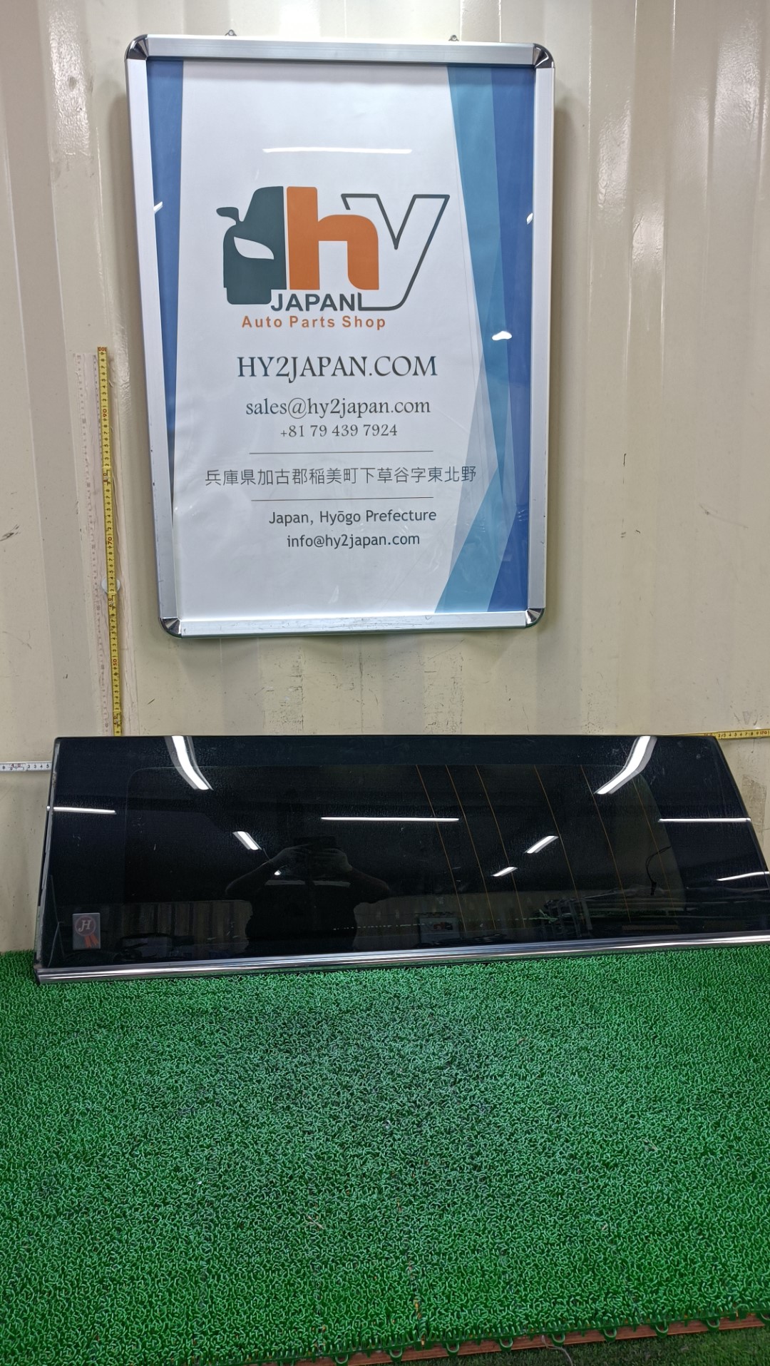 BMW ミニ リアサイドガラス 左 クーパークラブマン 走行 129015km DBA-ZF16 ( R55 ) 2012