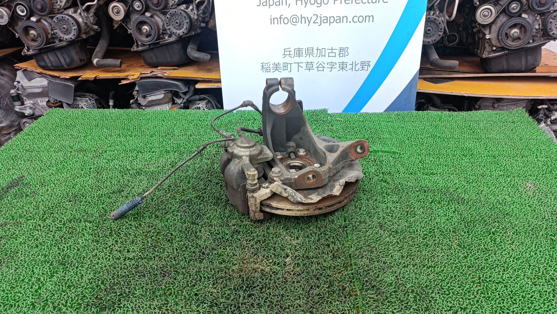 BMW ミニ フロントナックルハブ 右 クーパークラブマン 走行 129015km DBA-ZF16 ( R55 ) 2012