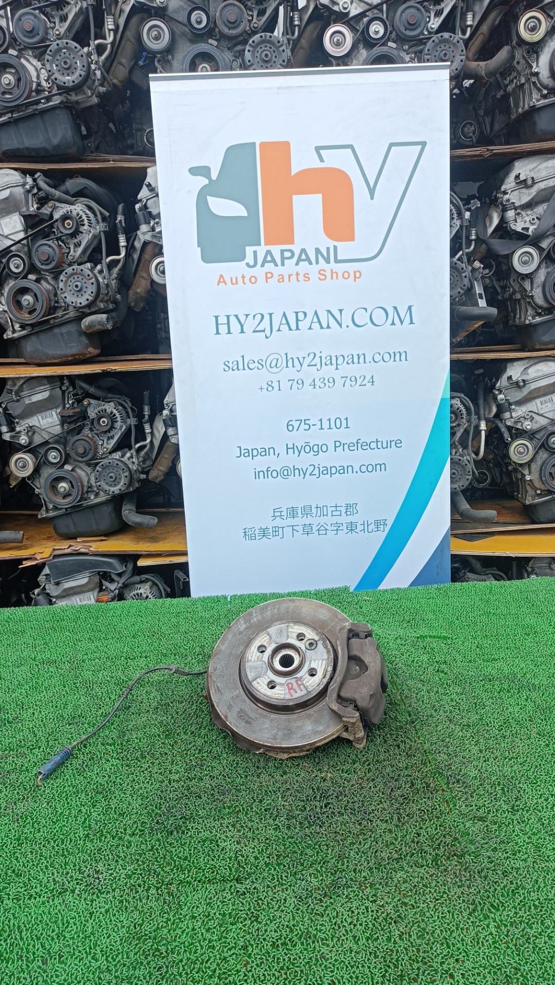 BMW ミニ フロントナックルハブ 右 クーパークラブマン 走行 129015km DBA-ZF16 ( R55 ) 2012