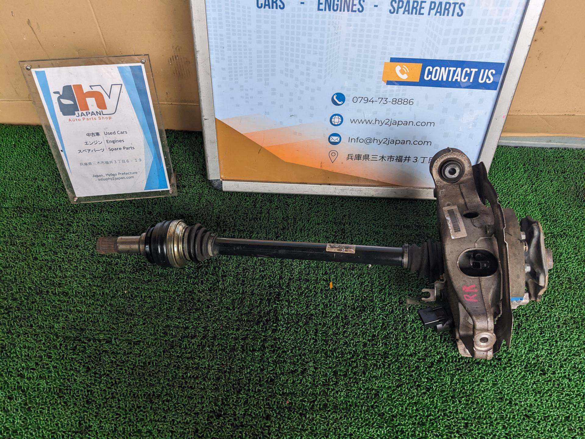 ポルシェ リアナックルハブ 右 ドライブシャフト付 パナメーラ 4S ABA-970M48A 970M48A 2010 970