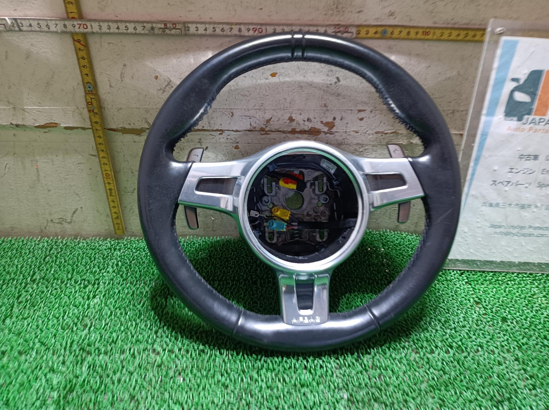 ポルシェ ステアリングホイール エアバッグ無し パナメーラ ABA-970CWA 970CWA 2015 970